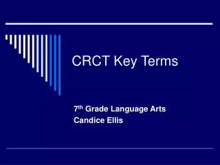 CRCT Key Terms