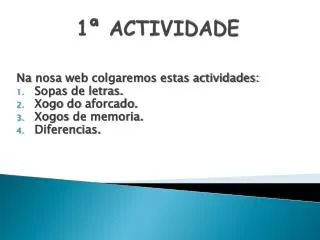 1 actividade