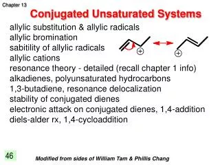 Conjugated Unsaturated Systems