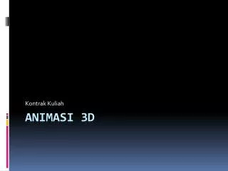 Animasi 3D