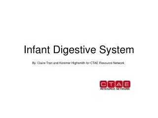 Infant Digestive System