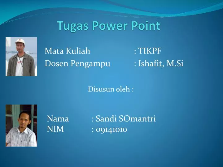 tugas power point