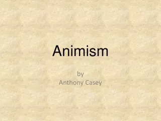 Animism