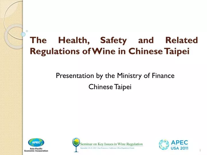 the health safety and related regulations of wine in chinese taipei