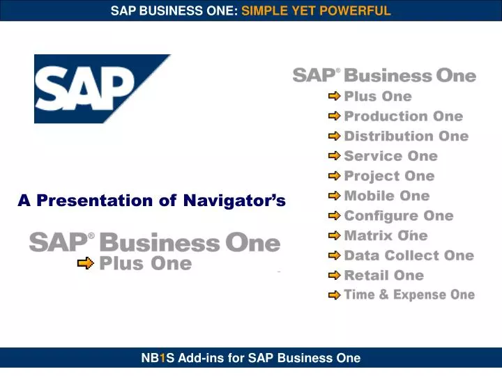 sap business one affordable power for small midsize businesses