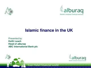 Islamic finance in the UK