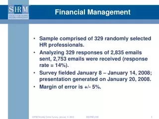 financial management