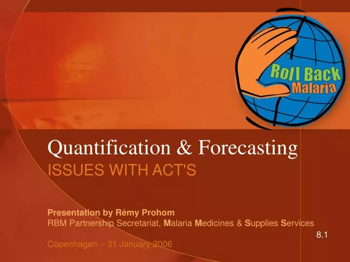 quantification forecasting