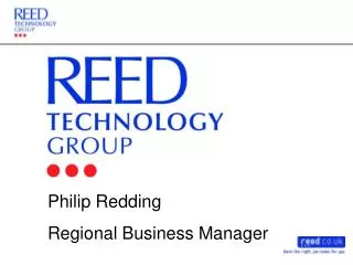 Philip Redding Regional Business Manager