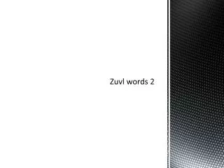 Zuvl words 2