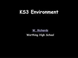 KS3 Environment