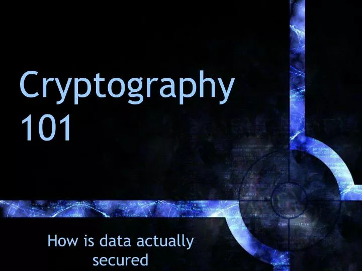 cryptography 101