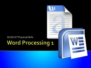 Word Processing 1