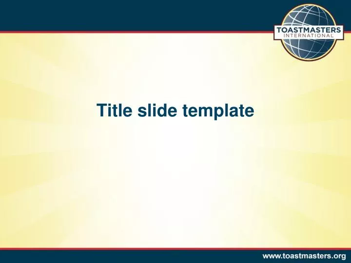 title slide template