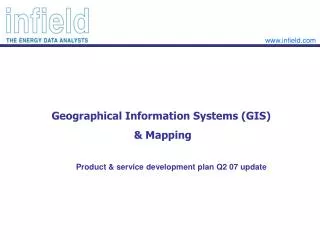 Geographical Information Systems (GIS) &amp; Mapping