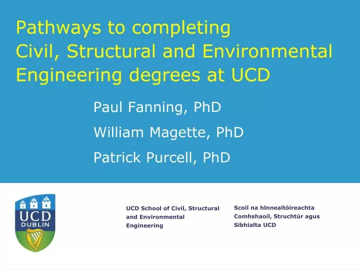 pathways to completing civil structural and environmental engineering degrees at ucd