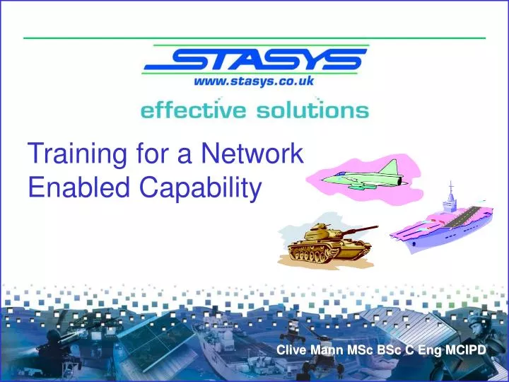 training for a network enabled capability