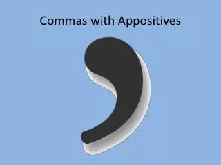 commas with appositives