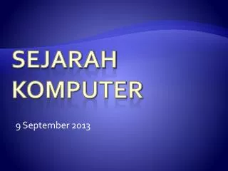 sejarah komputer