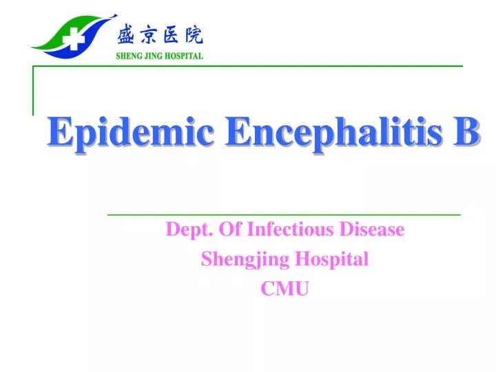 epidemic encephalitis b
