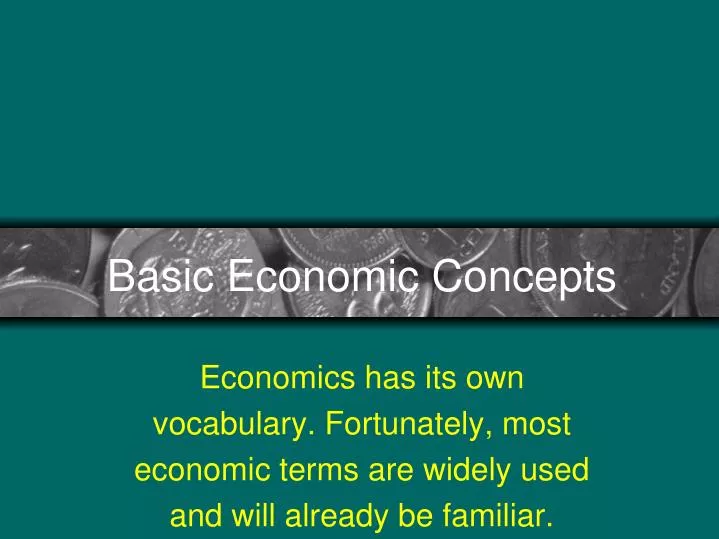 basic economic concepts