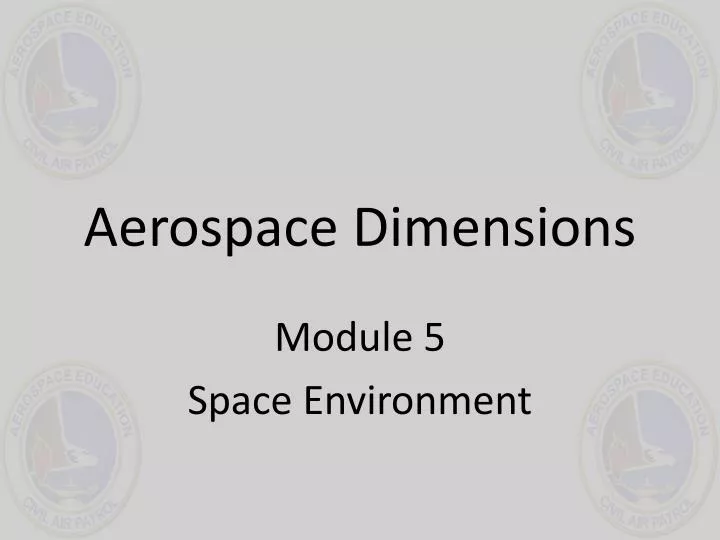 aerospace dimensions