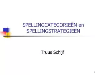 spellingcategorie n en spellingstrategie n