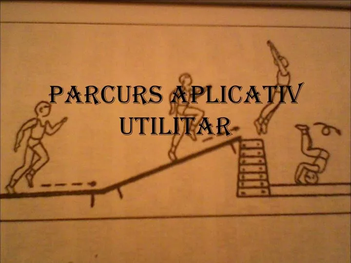 parcurs aplicativ utilitar