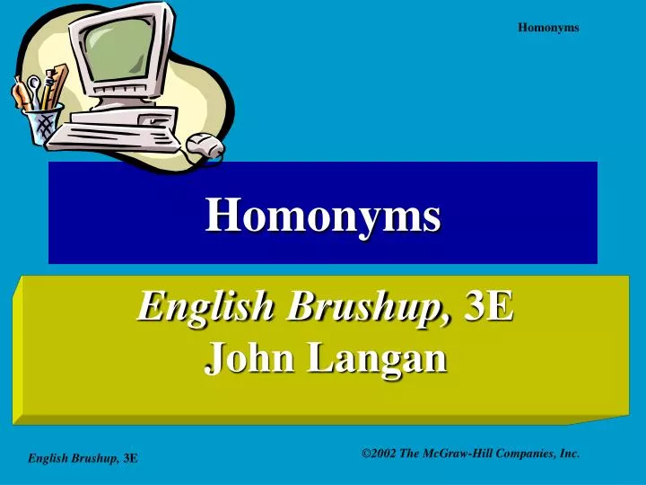 homonyms