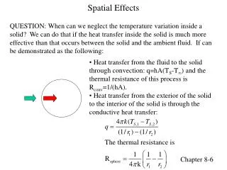 Spatial Effects