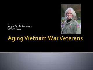 Aging Vietnam War Veterans