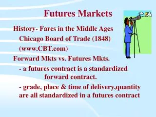 Futures Markets