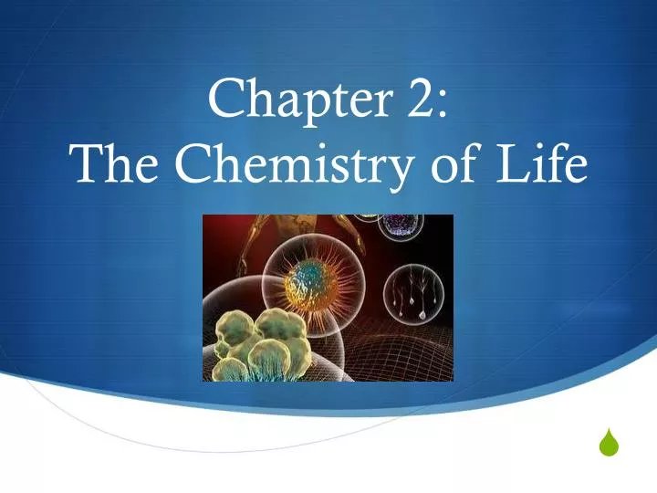 chapter 2 the chemistry of life