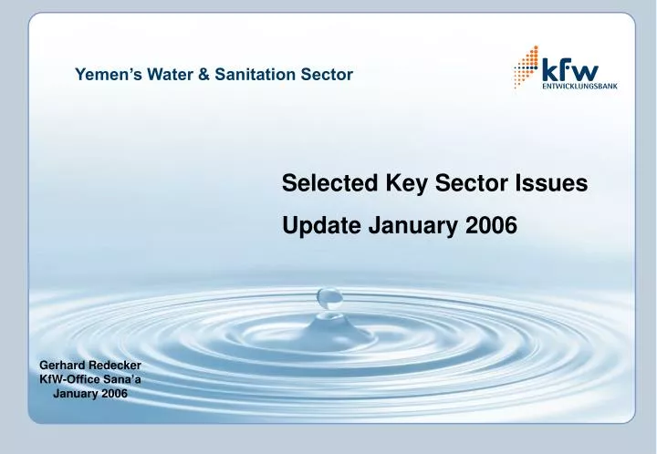 yemen s water sanitation sector