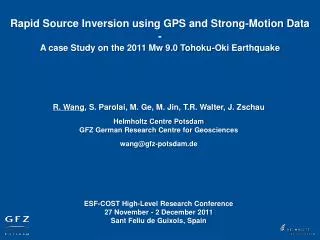 Rapid Source Inversion using GPS and Strong-Motion Data -