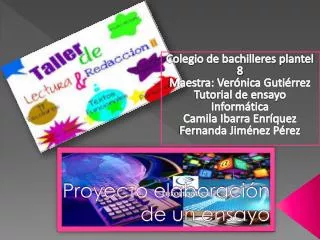 proyecto elaboraci n de un ensayo