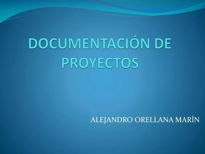 documentaci n de proyectos