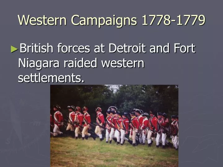 western campaigns 1778 1779