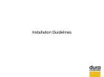 Installation Guidelines - slide 1