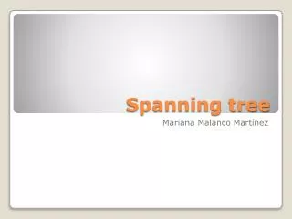 spanning tree