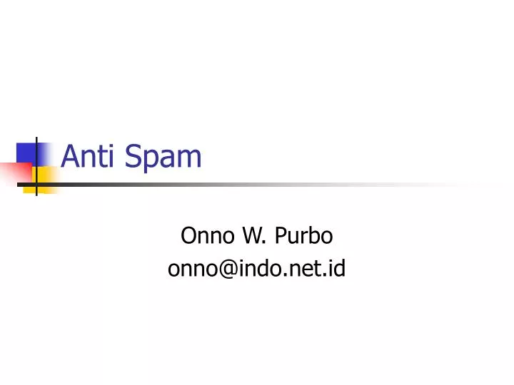 anti spam