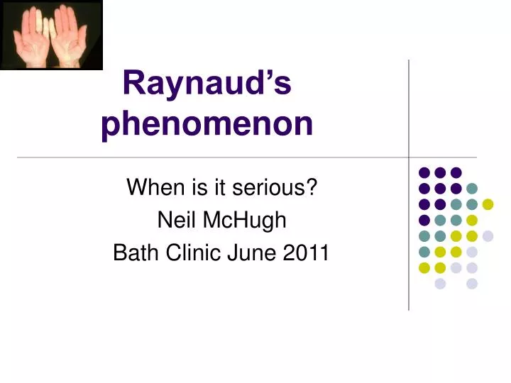 raynaud s phenomenon