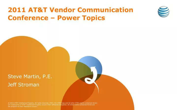 2011 at t vendor communication conference power topics