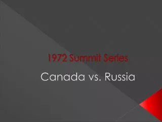 1972 Summit Series