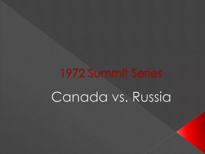 1972 summit series