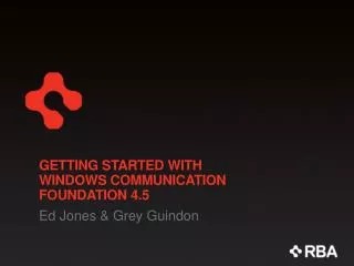 Getting started with windows communication foundation 4.5