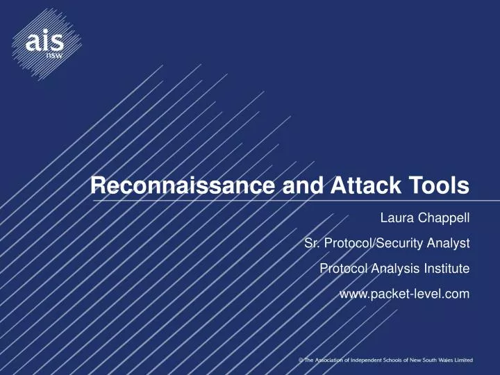 reconnaissance and attack tools
