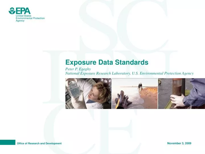 exposure data standards