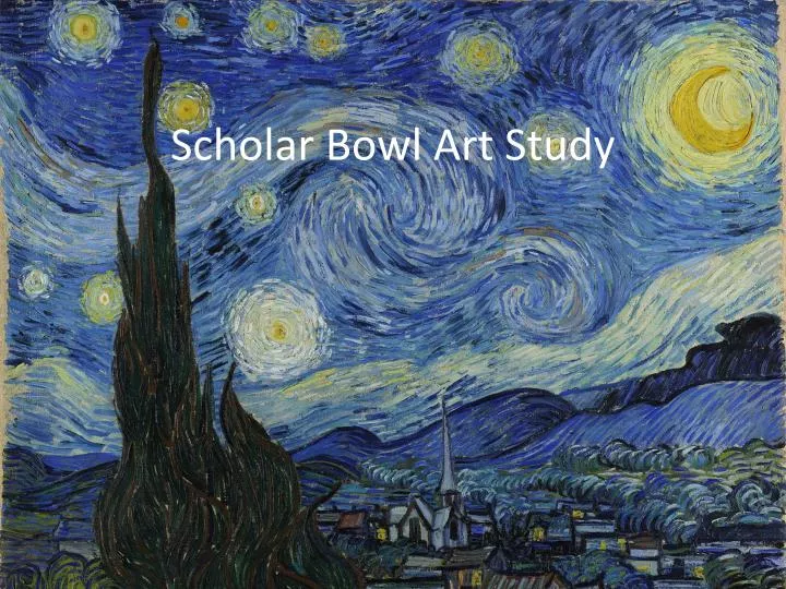 scholar bowl art study