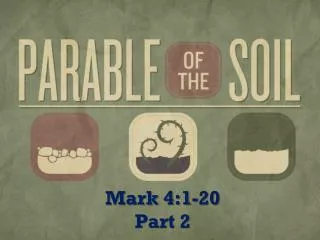 Mark 4:1-20 Part 2